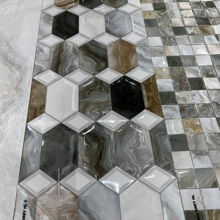 ARABESQUE GREY DECOR (1 сорт)