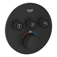 29508KF0 Grohtherm SmartControl Зовнішня частина термостату прихованого монтажу на 3 споживачі, чорний (1 сорт)