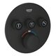 29508KF0 Grohtherm SmartControl Зовнішня частина термостату прихованого монтажу на 3 споживачі, чорний (1 сорт)