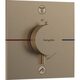 15572140 HG ShowerSelect Comfort E Зовнішня частина термостата на 2 споживачі, brushed bronze (1 сорт)