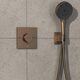 15572140 HG ShowerSelect Comfort E Зовнішня частина термостата на 2 споживачі, brushed bronze (1 сорт)