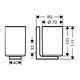 42604800 AXM UNIVERSAL Склянка, Stainless Steel Optic (1 сорт)