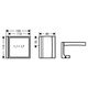 42649800 AXM Universal Дзеркало для гоління, Stainless Steel Optic (1 сорт)