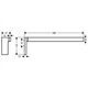 42626800 AXM UNIVERSAL Рушникотримач, Stainless Steel Optic (1 сорт)