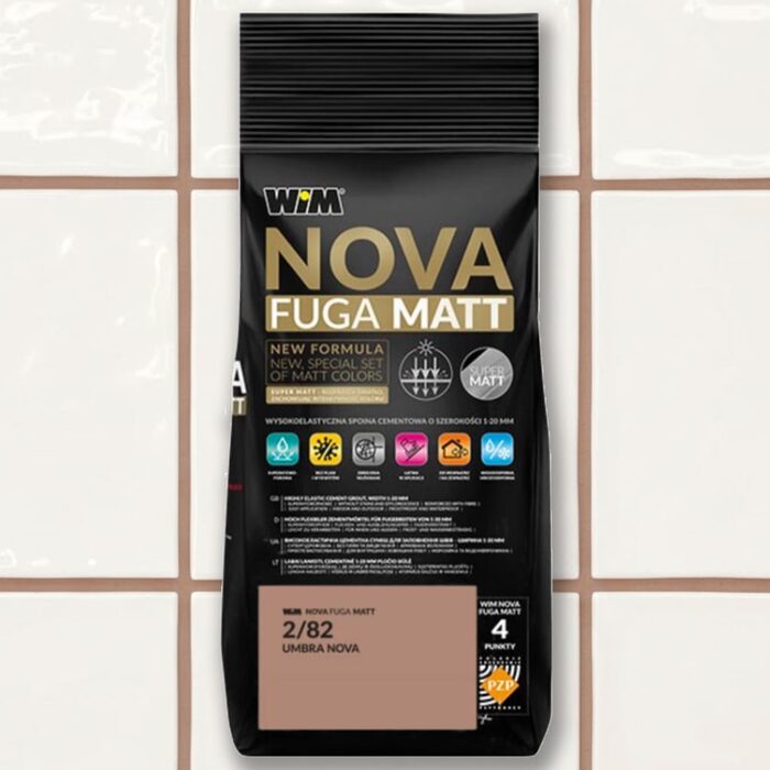 Зат WIM  NOVA FUGA MATT 2/82  2кг  Umbra (1 сорт)