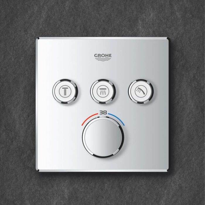 UA26415SC6  Grohtherm SmartControl Набір для комплектації душу, 3 споживачі (1 сорт)