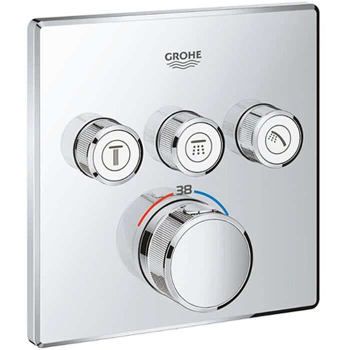UA26415SC6  Grohtherm SmartControl Набір для комплектації душу, 3 споживачі (1 сорт)