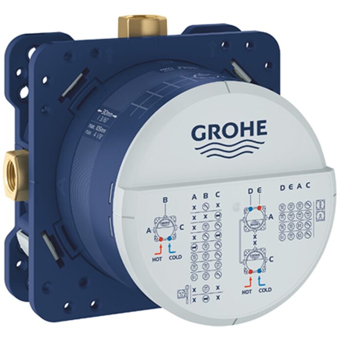 UA26415SC6  Grohtherm SmartControl Набір для комплектації душу, 3 споживачі (1 сорт)