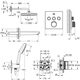 UA26415SC6  Grohtherm SmartControl Набір для комплектації душу, 3 споживачі (1 сорт)