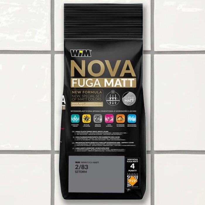 Зат WIM NOVA FUGA MATT 2/83  2кг шторм (1 сорт)