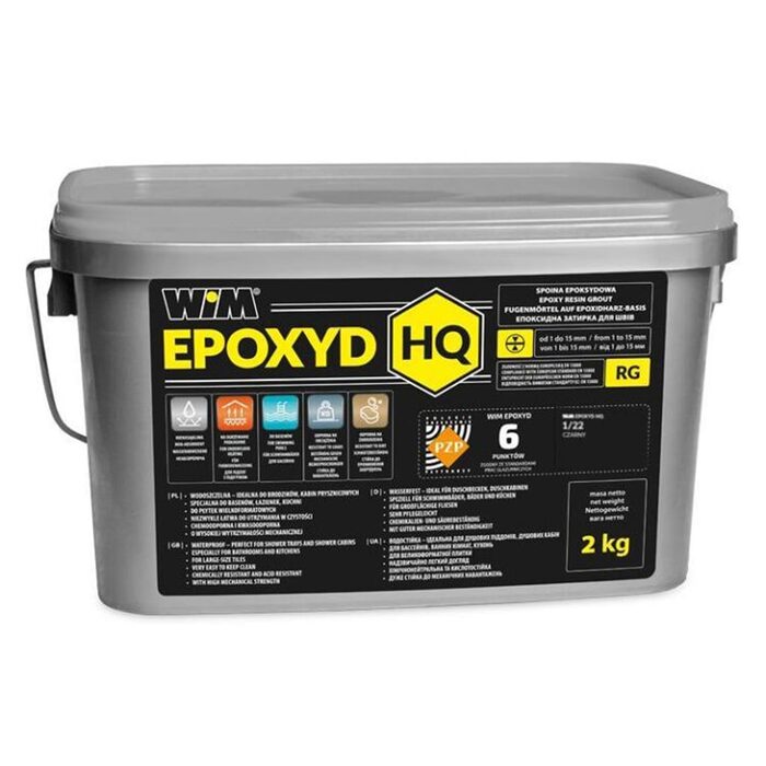 Зат WIMEPOXYD HQ 1/22 2кг чорний (1 сорт)