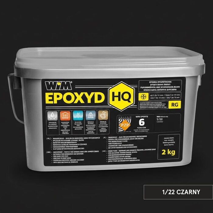 Зат WIMEPOXYD HQ 1/22 2кг чорний (1 сорт)