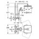 266912431 New Tempesta Cosmopolitan System 250 Душова система з виливом, чорний (1 сорт)