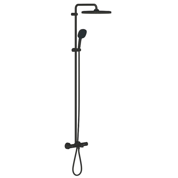 266912431 New Tempesta Cosmopolitan System 250 Душова система з виливом, чорний (1 сорт)