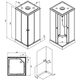 W94C-403-090MT	  X-Joy Кабіна душова 90x90, профіль мат.хром, скло прозоре (1 сорт)
