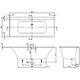 UBQ180SBW2DV-RW Subway 3.0  Ванна 1800х800, білий матовий (1 сорт)