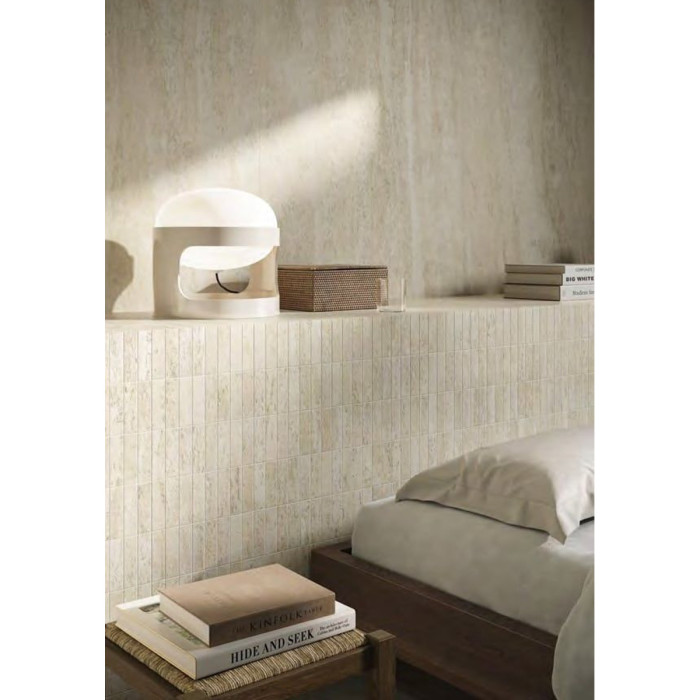 TR01BA TRAVERTINO BIANCO VEIN CUT SQ.  120X60 (1 сорт)