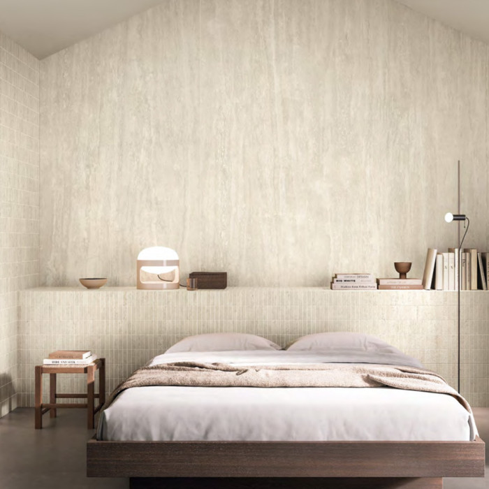 TR01BA TRAVERTINO BIANCO VEIN CUT SQ.  120X60 (1 сорт)