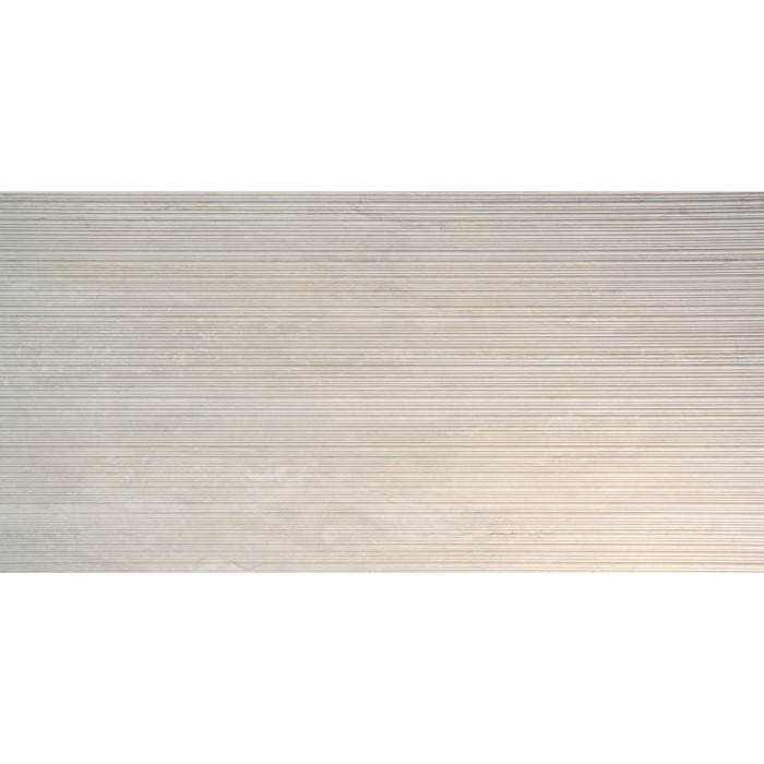 TR01BAR TRAV.BIANCO VEIN CUT RIBBED SQ. 120X60 (1 сорт)