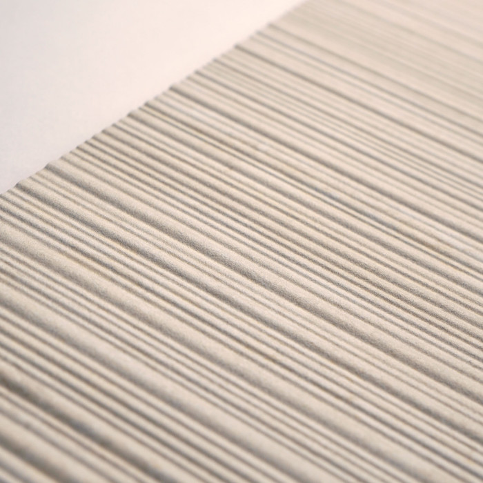 TR01BAR TRAV.BIANCO VEIN CUT RIBBED SQ. 120X60 (1 сорт)