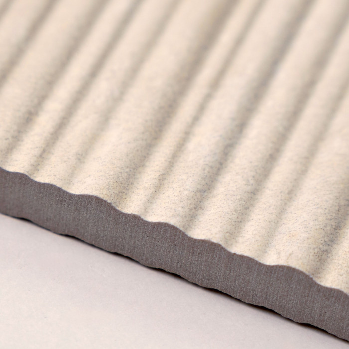TR01BAR TRAV.BIANCO VEIN CUT RIBBED SQ. 120X60 (1 сорт)