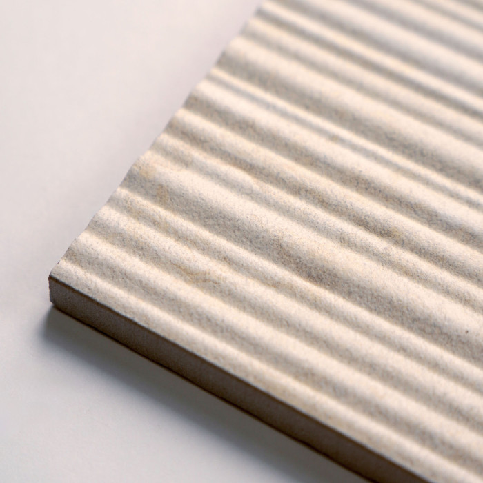 TR01BAR TRAV.BIANCO VEIN CUT RIBBED SQ. 120X60 (1 сорт)