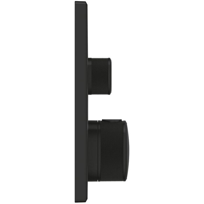 102166KF00 Grohtherm SmartControl Зовнішня частина термостату прихованого монтажу, 2 споживачі, чорний матовий (1 сорт)