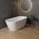 17070130WL Style Lite Ванна окремостояча 167x72,5 см з литого (штучного) каменю Caststone, без переливу, з сифоном, колір білий глянець (1 сорт)