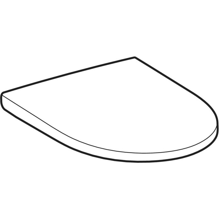 501.660.01.1 Сидіння з кришкою для унітаза iCon, Duroplast, Softclose, Quickfix, кріплення зверху, білий глянець (1 сорт)