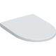 501.660.01.1 Сидіння з кришкою для унітаза iCon, Duroplast, Softclose, Quickfix, кріплення зверху, білий глянець (1 сорт)