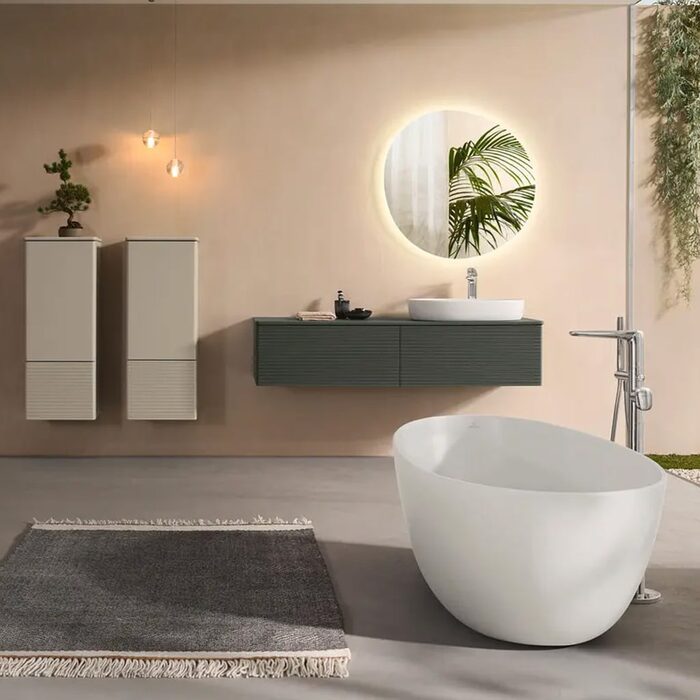 UBQ170TAO7TV-01 ANTAO   Ванна окремостояча з наповненням  SilentFlow 1700х750, білий (1 сорт)