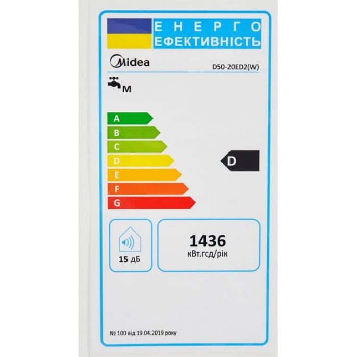 Водонагрівач MIDEA D100-20ED2(D) (1 сорт)