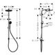 28074000 HG Activera S Душова система Showerpipe 240 1jet EcoSmart Reno Varia, хром (1 сорт)