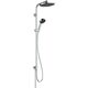 28074000 HG Activera S Душова система Showerpipe 240 1jet EcoSmart Reno Varia, хром (1 сорт)