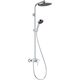 28875000 HG Activera S Душова система Showerpipe 240 1jet EcoSmart з одноважільним змішувачем Varia, хром (1 сорт)