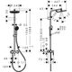 28875000 HG Activera S Душова система Showerpipe 240 1jet EcoSmart з одноважільним змішувачем Varia, хром (1 сорт)