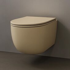 B.CWBLRF  BULL SLIM Soft Close Кришка, Beige Nuance (1 сорт)