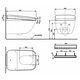 TCF95180GEU NW1 Neorest  WX1 Washlet Кришка з функцією біде для унітазу CW927PZY (1 сорт)