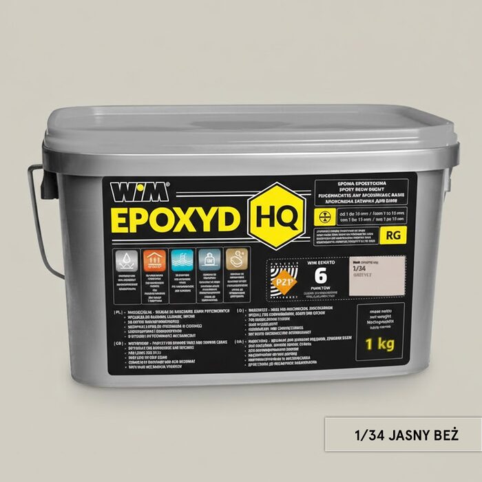 Зат WIMEPOXYD HQ 1/34 1кг  ясний беж (1 сорт)