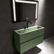 5743 11   Kanaal Раковина 1000х400х250, verde matt (1 сорт)
