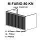 32217 Тумба Fabio (кашемір) з умивальником Fabio 80 см (консольна) ручка чорна (1 сорт)