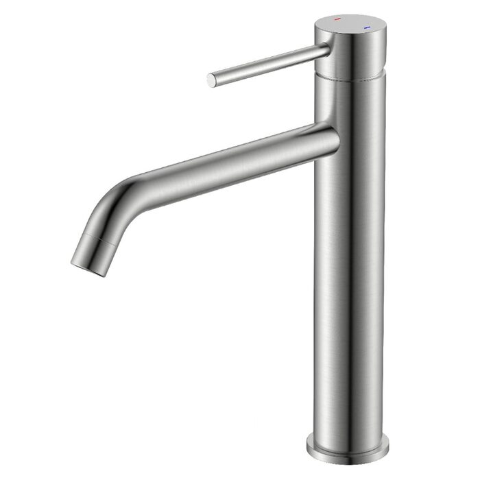 550533N Flow Змішувач д/раковини, високий, brushed nickel (1 сорт)