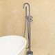 550538N Flow Змішувач для ванни з підлоги, brushed nickel (1 сорт)