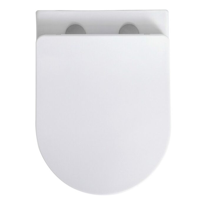 HT-1014C-WHT009 AQUAMOD Кришка до унітазу з soft-close механізмом, біла (1 сорт)