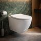 HT-1014C-WHT009 AQUAMOD Кришка до унітазу з soft-close механізмом, біла (1 сорт)