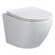 HT-1014C-WHT009 AQUAMOD Кришка до унітазу з soft-close механізмом, біла (1 сорт)