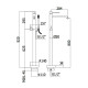 LIG032CR LIGHT Змішувач для ванни з підлоги з внутрішньою частиною, з ручним душем, хром (1 сорт)