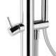 LIG032CR LIGHT Змішувач для ванни з підлоги з внутрішньою частиною, з ручним душем, хром (1 сорт)