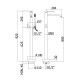 LIG032ST LIGHT Змішувач для ванни з підлоги з внутрішньою частиною, з ручним душем, сталь (1 сорт)