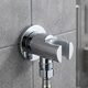 D113100000010C Flow Підключення для душового шлангу з тримачем ручного душу, хром (1 сорт)